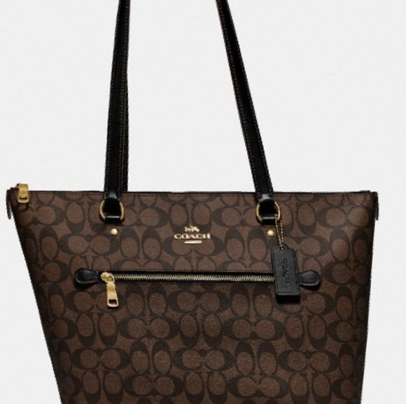 coach tote bag signature